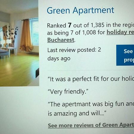 Green Apartment 6 Bucareste Exterior foto